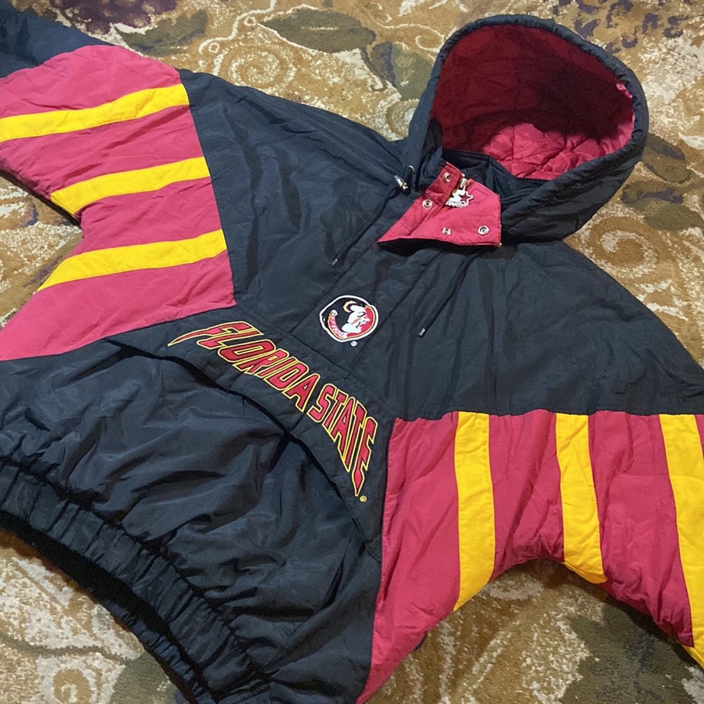 90’s Starter Florida State anorak Jacket - Picture 2 of 9